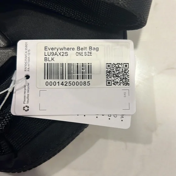 BNWT Lululemon Everywhere Belt Bag Black 1 Litre - Picture 8 of 10
